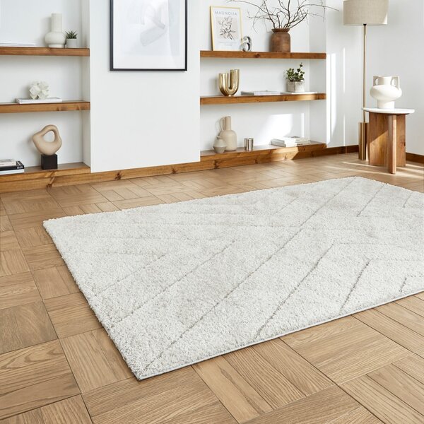 Svetlo siva preproga 120x170 cm Ideal Shaggy – Think Rugs