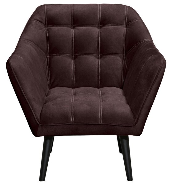 KOKTAJL FOTELJ, barve jajčevca tekstil, leseni material