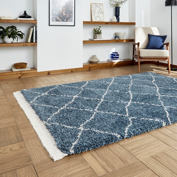 Modra preproga 80x150 cm Boho – Think Rugs