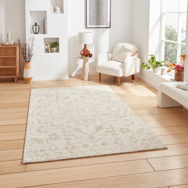 Kremno bela preproga 120x170 cm Geneva – Think Rugs