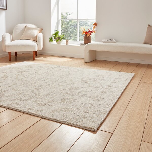 Kremno bela preproga 120x170 cm Geneva – Think Rugs