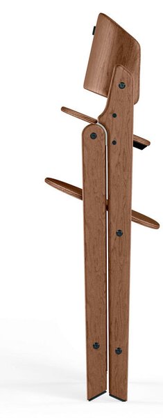 STOLČEK ZA HRANJENJE Click&Fold 3 in 1 69,9/47,3/84,3 cm svetlo rjava