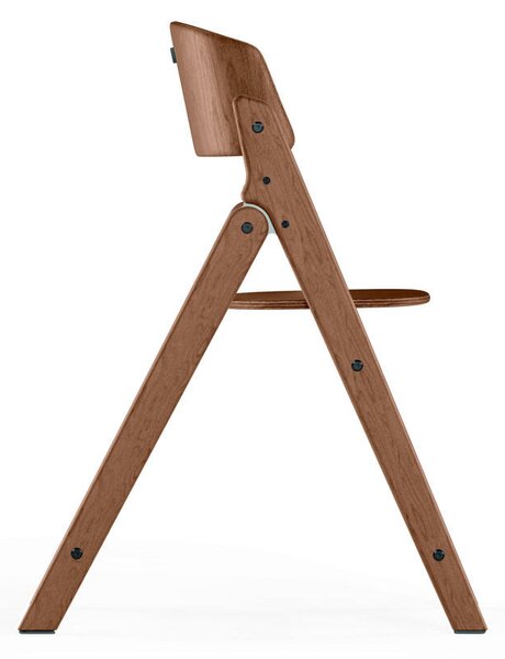 STOLČEK ZA HRANJENJE Click&Fold 4 in 1 69,9-77,5/47/80,8-90,6 cm svetlo rjava