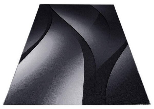TKANA PREPROGA Plus 140/200 cm tkano črna