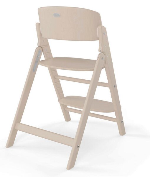 STOLČEK ZA HRANJENJE Click & Fold 69,9-77,5/47/80,8-90,6 cm naravne barve