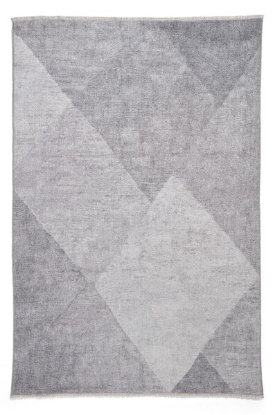 Svetlo siv pralen tekač iz mešanice bombaža 60x170 cm Whisper – Think Rugs