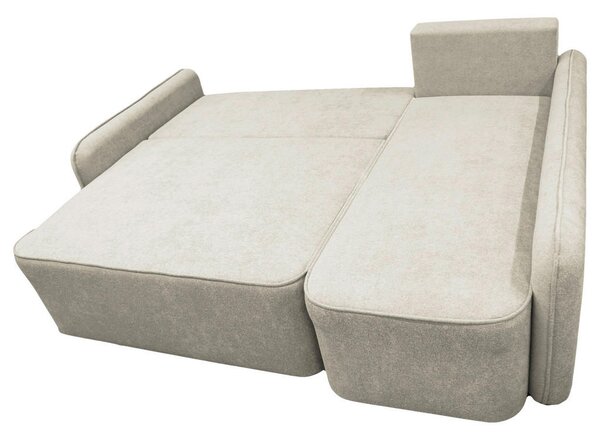 KOTNA SEDEŽNA GARNITURA, struktura, bouclé krem barve