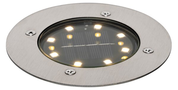 Moderna talna svetilka iz jekla, vključno z LED IP65 Solar - Terry