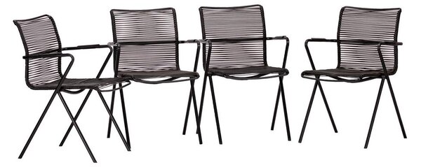 Acamp Set Vrtnih Stolov Alpha Rope, 4 Kos, Antracit