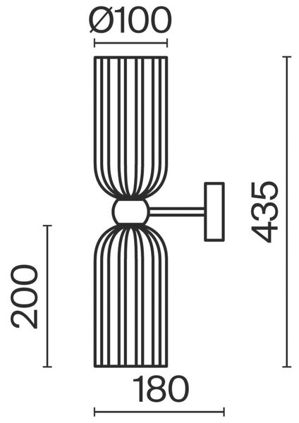 STENSKA SVETILKA 40 W 230 V