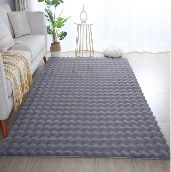 PREPROGA Z VISOKIM FLOROM AMBIANCE 140/200 cm tkano siva