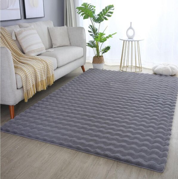 PREPROGA Z VISOKIM FLOROM AMBIANCE 140/200 cm tkano siva