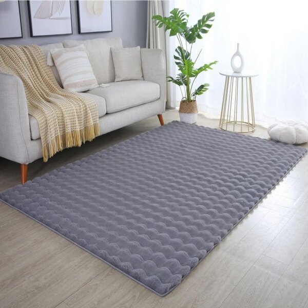 PREPROGA Z VISOKIM FLOROM AMBIANCE 140/200 cm tkano siva