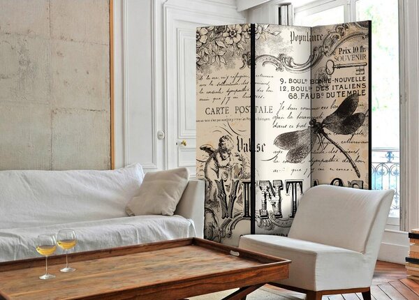 Artgeist Paravan Vintage I, 3-Delni, Dvostranski