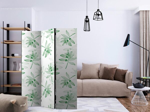Artgeist Paravan Watercolor Branches, 3-Delni, Dvostranski