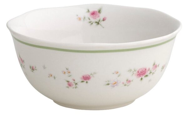 Komplet 2 belih porcelanskih skled Brandani Nonna Rossa, ⌀ 14 cm