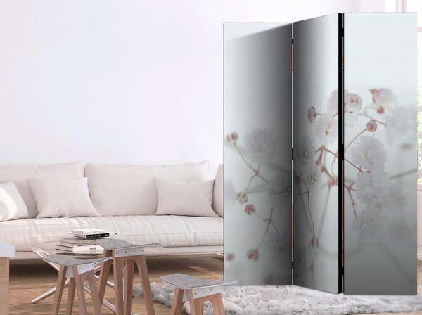 Artgeist Paravan White Flower, 3-Delni, Enostranski