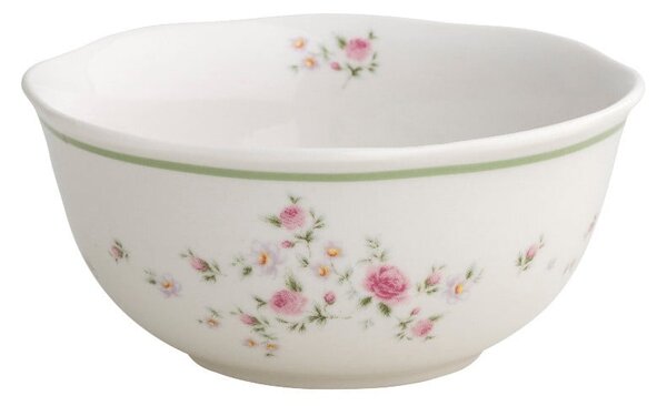 Komplet 2 belih porcelanskih skled Brandani Nonna Rossa, ⌀ 14 cm