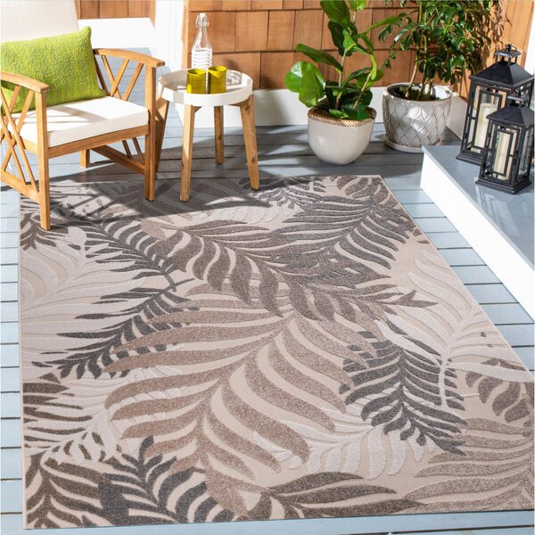 TEKAČ Floral 80/200 cm tkano bež