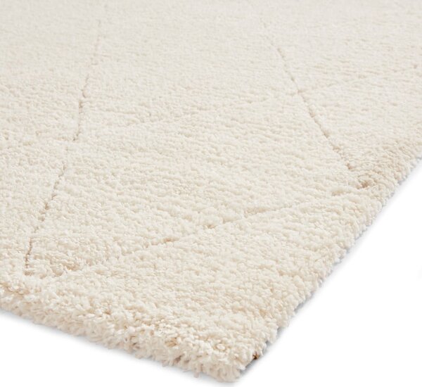 Kremno bela preproga 120x170 cm Ideal Shaggy – Think Rugs