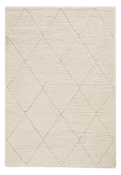 Kremno bela preproga 120x170 cm Ideal Shaggy – Think Rugs