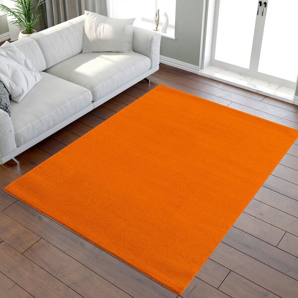 TEKAČ Uni 80/200 cm tkano oranžna