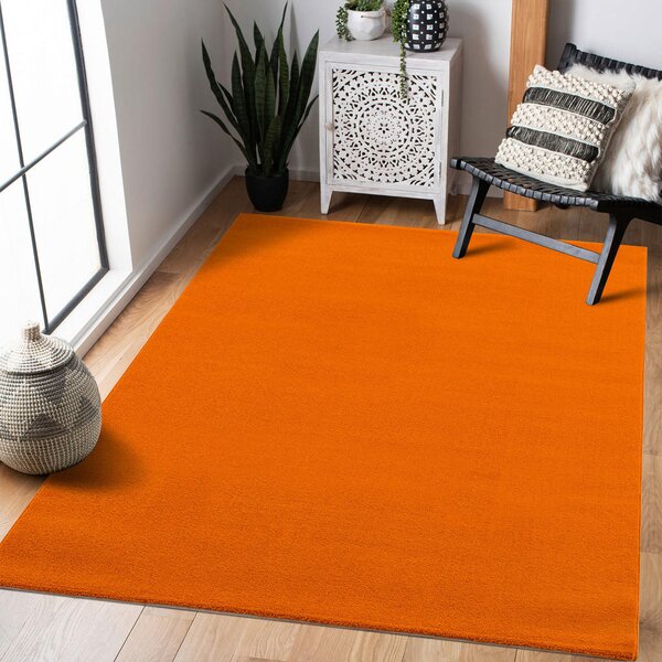 TEKAČ Uni 80/200 cm tkano oranžna