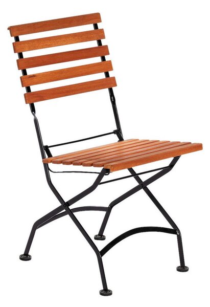 SET ZA BALKON Schlossgarten les, kovina naravne barve, črna