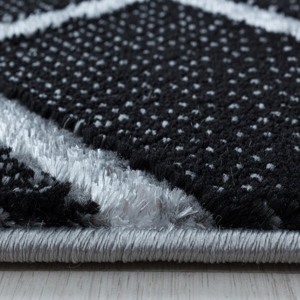TKANA PREPROGA Naxos 3814 silber 120/170 cm tkano srebrne barve