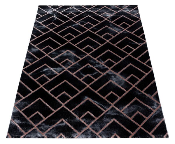 TKANA PREPROGA Naxos 3814 bronze 140/200 cm tkano barve brona