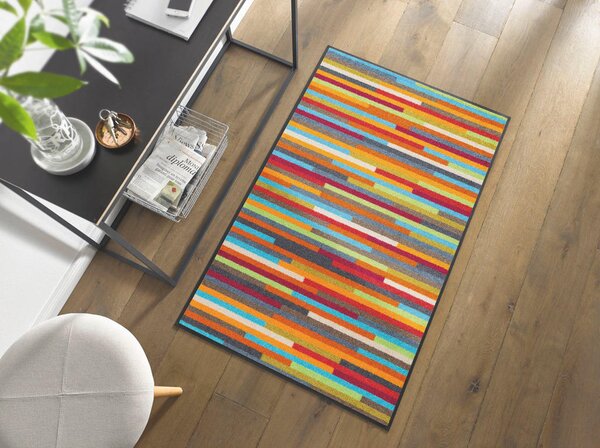 PREDPRAŽNIK Mikado Stripes 75/120 cm potiskano večbarvno
