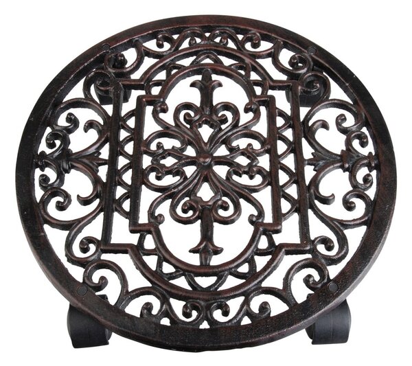 Kovinski mobilni podstavek za cvetlične lonce ø 29 cm Ornament – Esschert Design