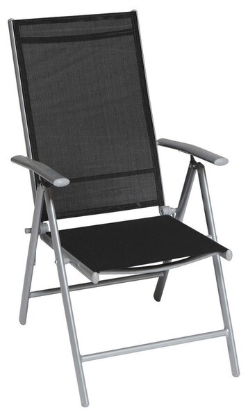 VRTNI SET aluminij črna, srebrne barve