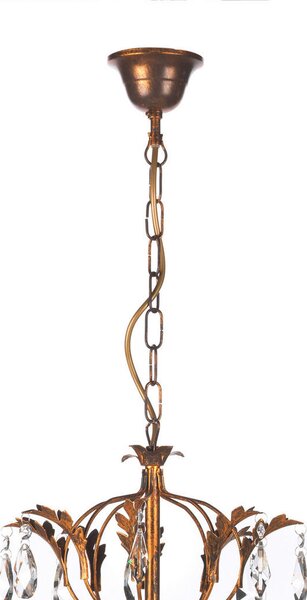 KRISTALNA VISEČA SVETILKA 80/105 cm E14