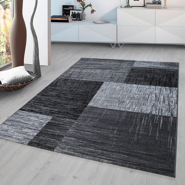 TKANA PREPROGA Plus 8001 160/230 cm tkano črna