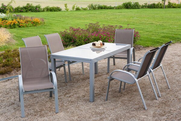 VRTNI SET aluminij srebrne barve srebrne barve