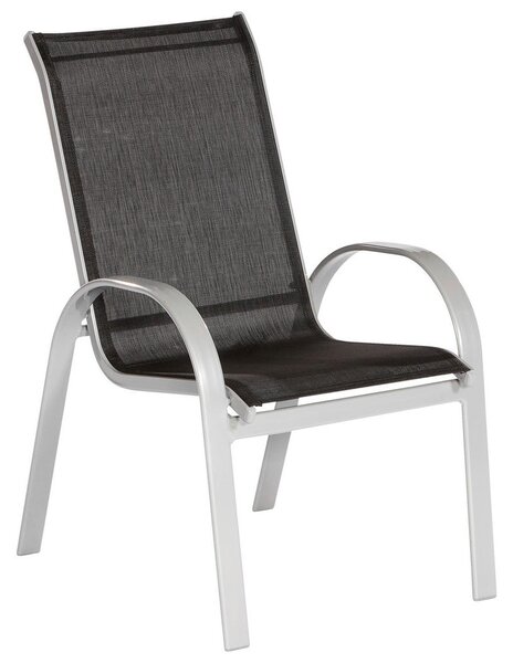VRTNI SET aluminij srebrne barve srebrne barve, črna