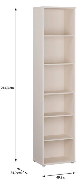 REGALNI ELEMENT 49,8/214,3/34,9 cm peščene barve