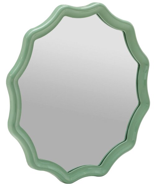 STENSKO OGLEDALO, 100/100/4,5 cm steklo, leseni material