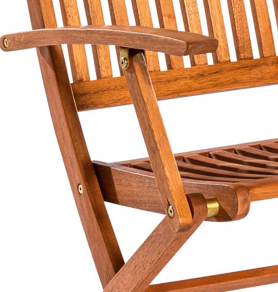 SET ZA BALKON les, tekstil rjava siva, rjava