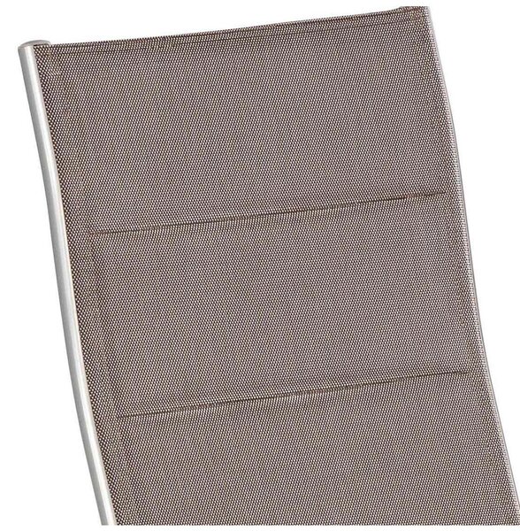 VRTNA GARNITURA Taviano aluminij rjava, srebrne barve