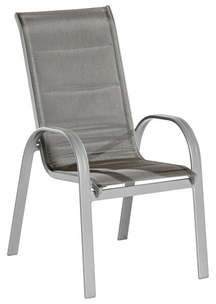 VRTNI SET aluminij srebrne barve rjava, srebrne barve
