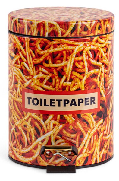 SelettiSeletti - Spaghetti Toiletpaper Home Dustbin Ø20,5xH27,5 Multicolor Seletti