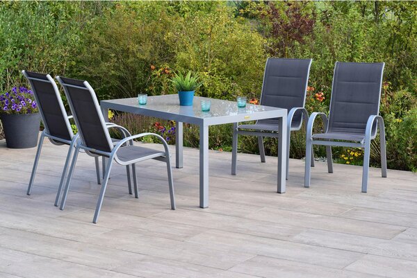 VRTNI SET aluminij antracit, srebrne barve antracit, srebrne barve