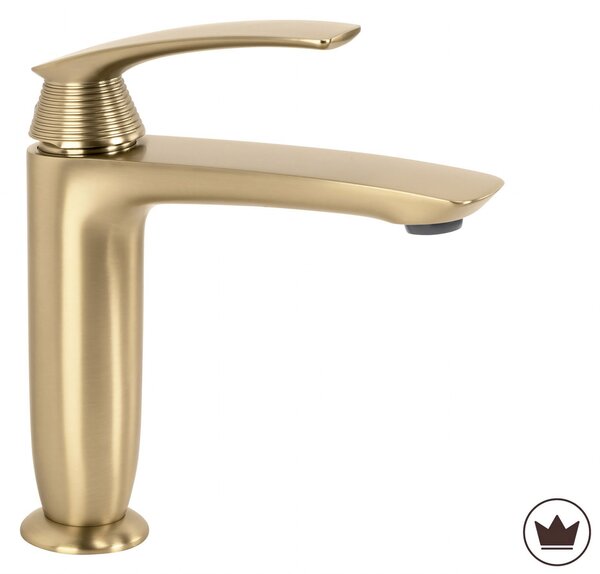 Mešalnik za umivalnik PREMIUM REA Como Brush Gold Low