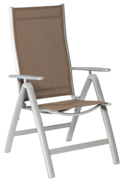 SET ZA BALKON kovina, steklo, tekstil rjavosiva srebrne barve srebrne barve, rjavosiva