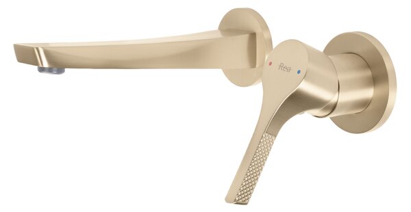Podometna armatura za umivalnik REA Maxim Brush Gold + BOX
