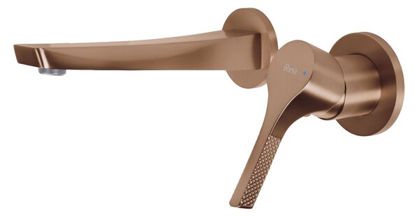 Podometna armatura za umivalnik REA VISION Brush Copper + BOX