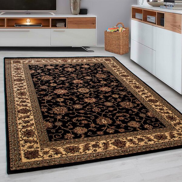 TKANA PREPROGA Marrakesh 160/230 cm tkano črna