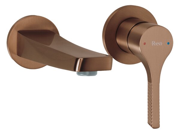 Podometna armatura za umivalnik REA VISION Brush Copper + BOX